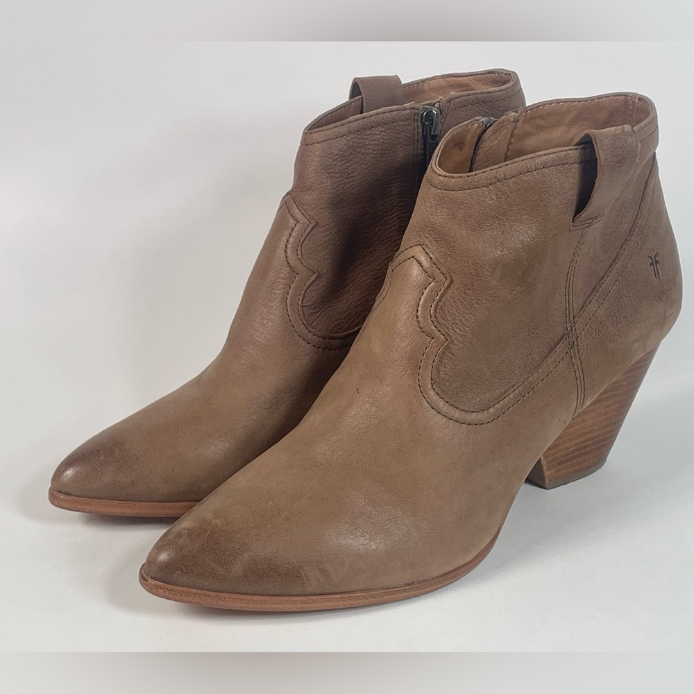 Frye Reina Western Ankle Boots 11